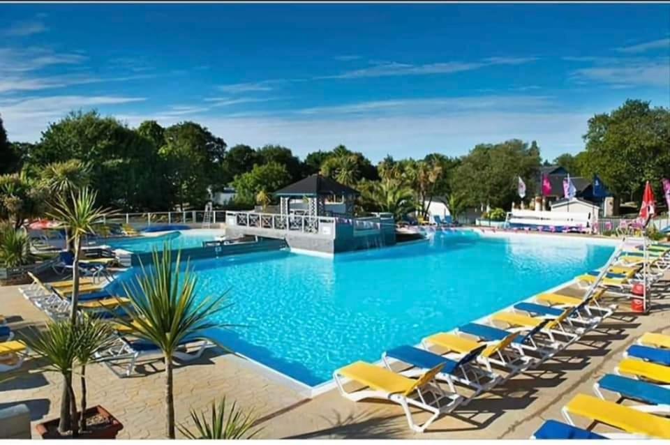 Mobil-Home Trigano 3 Chambres Pont-Aven Bagian luar foto